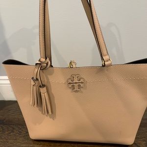 Tory Burch McGraw Leather Laptop Tote
